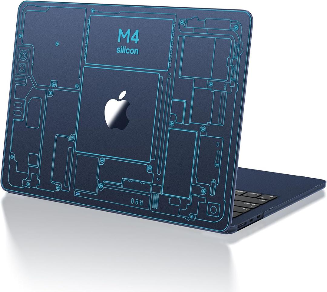 Compatible with MacBook Air 13.6 inch Case M4 M3 M2 2025 2024-2022 Release [100% Match Official Color] [Ultra Thin Armor] Protective Hard Shell Matte Cover A3240 A3113 A2681