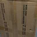 HBTower Step Ladder, Lightweight Aluminum Folding Step Stool with Anti-Slip Wide Pedal,330lbs Capacity Step Ladder for Household, Kitchen, Office - Black Woodgrain