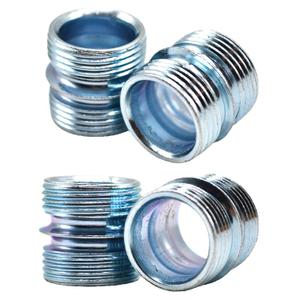 4 Pack 1 Inch/25.4mm Diameter Wire Shelving Post Coupler Connector for 0.047"/1.2mm Thickness Coarse Thread Storage Shelves Metal Rack Pole, Shelf Unit Post Extension Kit, Connection Nuts Replacement