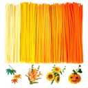 Yellow Pipe Cleaners Craft Pipe Cleaners Bulk Pipecleaners Crafts Supplies，500Pcs Yellow