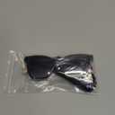 TR90 Magnetic Clip on Sunglasses Polarized Sun Glasses Clips Multifunctional Driving Eyeglasses (Black)