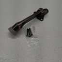 QCAA Heavy Duty Kickdown Door Holder, 4", Zinc Die Cast, Antique Copper, Made in Taiwan (1 Pack)