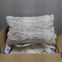 Madison Park Zuri Soft Plush Comforter Set, Faux Fur Animal Stripes Design, Faux Mink On The Reverse, Modern All Season Bedding Set with Matching Sham, King, Snow Leopard 4 Piece