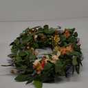 Jobflower Spring Wreath, 24" Daisy and Lavender Wreath,Beautiful Artificial Summer Wreaths for Front Door, Porch, Fireplace, Indoors and Outdoor Home Decoration