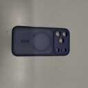 CANSHN Magnetic Compatible with iPhone 17 Pro Case, Upgraded [Full Camera Protection] [Compatible with Magsafe] [Translucent Matte] Shockproof Protective Phone Cover 6.3 Inch - Deep Blue