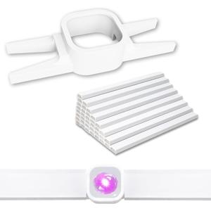 100FT Light Track System for Govee Permanent Outdoor Lights Pro (H706A), Permanent Halloween/Christmas Light Track, DIY Paintable PVC Track