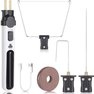 6 in 1 Cordless Foam Cutter,Electric Cutting Machine Pen Tools Kit,Styrofoam Cutting Pen, Foam Carving Tools for Foam Cutting Holes Digging Details Handling