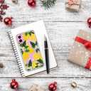 bicol for iPhone 16 Plus Case with Screen Protector, Enhanced Camera Protection, Crystal Acrylic Clear with Fashionable Pattern Designs for Girls Women, Slim Fit Protective Phone Cover, Nice Lemons