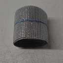 Super Z Outlet Sparkling Rhinestone Mesh Ribbon for Event Decorations, Wedding Cake, Birthdays, Baby Shower, Arts & Crafts, 4.75" x 10 Yards, 24 Row, 1 Roll (Silver)