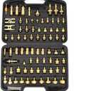 Car Air Conditioning Leak Detector 77pcs Automotive Air Conditioning Leak Test Kit Brass Ac Leak Detection Tools Connector Repair Kit for Car Auto AC