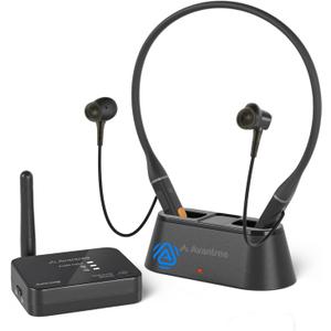 Avantree Aura Loop  Next-Gen Wireless TV Earbuds with Auracast & Charging Dock, 3 EQ Modes with Voice Clear for Seniors & Hard of Hearing, Supports One-to-Many Auracast Connection