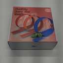 15 Ft Flexible Race Car Track for Kids, Double-Sided Racetrack with Suction Cups, Compatible with 1:64 Diecast Cars,Portable Roll Up Track Toy,Gift for Boys Girls Ages 3+