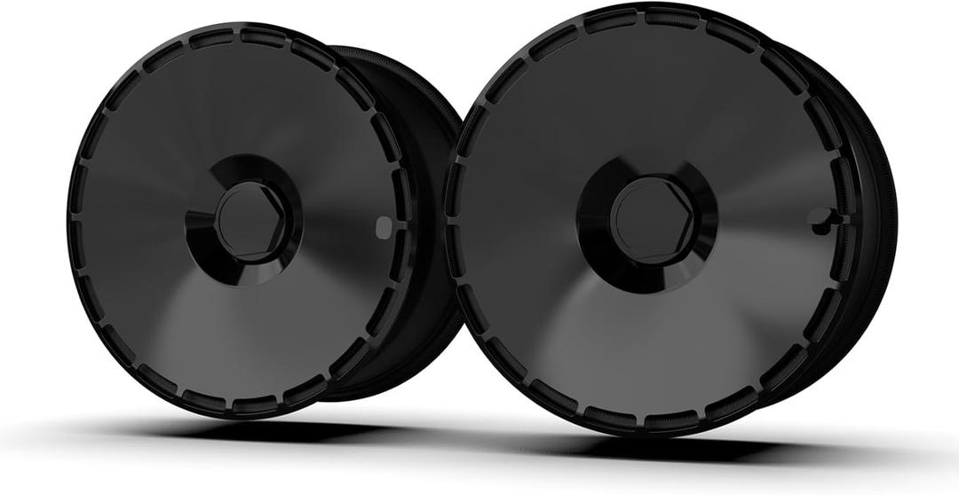 Wheel Covers for Tesla Model 3 Highland 18-Inch, Snap-On Full Coverage Rim Protector, Less Wind Drag, OEM External Accessories Car Decoration, Fit 2024-2025, Pure Black