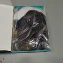 AISI QUEENS Ombre Blonde Wig with Bangs Long Blonde Wavy Wigs for Women Synthetic Curly Wavy Wigs with Dark Root Middle Part Heat Resistant Wig for Daily Party Wear