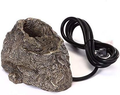 Birds Choice AAW310 Stonecreeked Waterfall Rock, Bird Bath Rock, 7lbs, 6-1/2"L x 4-1/2"W x 4-3/4"H, Charcoal