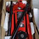 Jack Boss Floor Jack 3 Ton Capacity Fast Lift Service Jack Steel Heavy Duty Hydraulic Car Jack (Red)