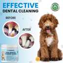We Love Doodles Dog Teeth Cleaning Wipes - Pet Dental Finger Wipes for Dogs - Cleans Teeth and Gums, Freshens Breath Dog Dental Wipes, Prevents Tartar Buildup, Fits Most Finger Sizes (75 Wipes)