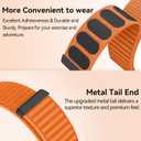 Hook Loop 22mm Watch Band Compatible With Garmin Forerunner 265/255/Vivoactive 4/Venu 3/2/Venu 4 45mm Band,Soft Nylon Sport Smartwatch Bands for Galaxy Watch 3 45mm/for Amazfit Helio/Bip 6/5/Balance 2