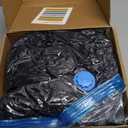 Big Huge Giant Bean Bag Chair for Adults, (No Filler) Bean Bag Chairs in Multiple Sizes and Colors Giant Foam-Filled Furniture - Machine Washable Covers, Double Stitched Seams (Black,6FT)