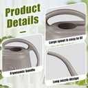Hand Plastic Watering Can - Coffee Color - 1 Gallon