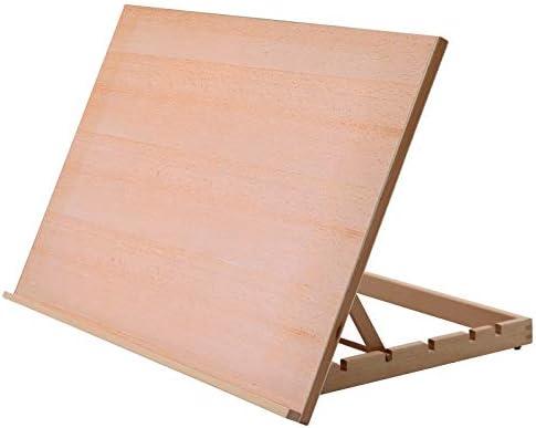 Falling in Art Extra Large 5-Position Wood Drafting Table Easel Drawing and Sketching Board, 29 1/2 Inches by 19 2/3 Inches