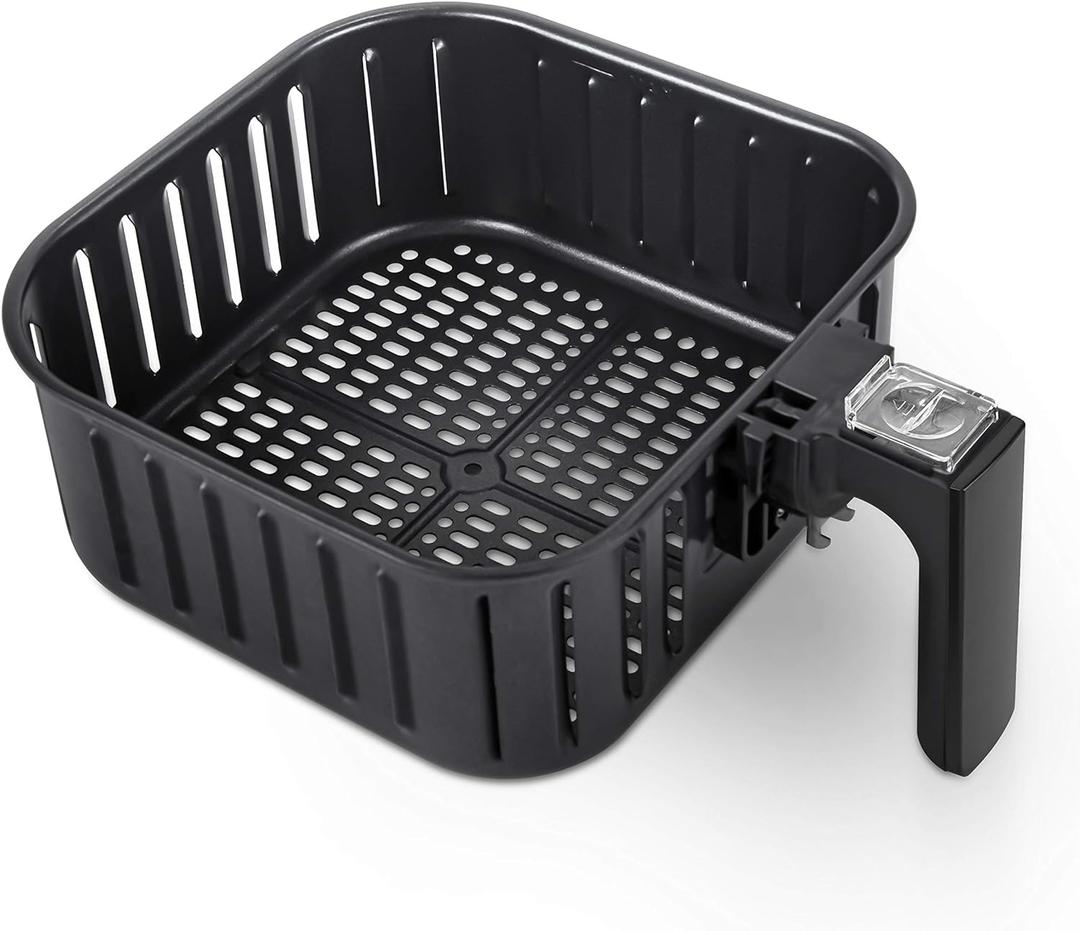 COSORI Air Fryer Accessories, Replacement 5.8QT Original Basket For COSORI CP358-AF, CS358-AF Air Fryers, Non-Stick, Dishwasher-Safe, CAF-P582B (Black)