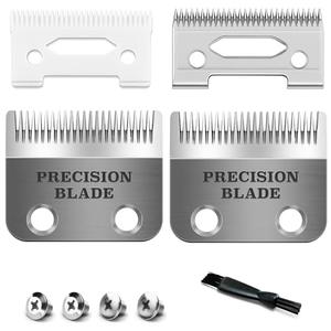 OwnLifeYF Precision Clipper Replacement Blade, Compatible with Wahl Clippers 2 Holes Adjustable Hair Home Trimmer Parts Blades, Pack of 2