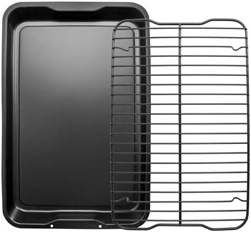 Foodi Non-Stick Bakeware Set, Repalcement for Ninja Foodi NeverStick Cookware with 15'' x 10'' Baking Sheet & Cooling Rack, Food Grade - No PFOA, Oven Safe up to 500⁰F, Dishwasher Safe