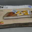 bella 12" x 22" Electric Griddle with EverGood Ceramic Nonstick Coating, Removable Temperature Probe, Dishwasher-Safe Drip Tray & Cool Touch Handles, Cook up to 15 Eggs, 1500 Watt, Oatmilk