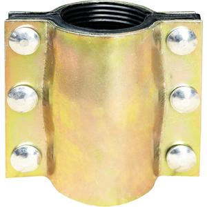 Water Pipe Repair Clamp,OD of The Applied Pipe is about 2.37 inch,Leak Sealer for Pipes and Plumbing,Length 4.72 inch,Suitable for PE/PPR/Steel/Iron Pipe,Bronze