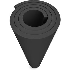 MEARCOOH EVA Foam Cosplay Black 20mm Thick (1mm to 20mm) Large 35.5" x 59" Sheet Premium High Density 86 kg/m3 for Cosplay, Crafts Projects