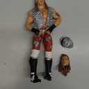 Mattel WWE Ultimate Edition Action Figure & Accessories Set, Shawn Michaels 6-inch Collectible with Swappable Heads & Hands, 30 Articulation Points