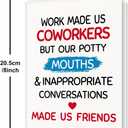 3 x Funny Farewell Card & Gifts for Coworkers or Friends, Goodbye Card & Gifts for Coworkers, Coworker Leaving Gift for Men or Women, Going Away Card