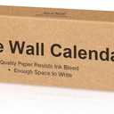 SUNEE 2026 Wall Calendar Extra Large 17"x27", 21 Month Calendar (Ends June 2027), Vertical Large Monthly Calendar 2026-2027 for Wall, Seasons Color (Seasonal)