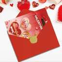 3 x Happy Valentine's Day to My Wife, Wife Valentines Day Cards Gifts for Her Women (LD319)