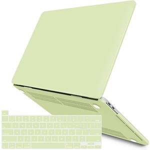 IBENZER Compatible with MacBook Pro 13 Inch Case M2 M1 2026 2025 2024 2023 2022 A2338 A2289 A2251 A2159 A1989 A1706 A1708, Hard Shell Case & Keyboard Cover for Mac Pro 13, Wasabi Green,T13WSB+1