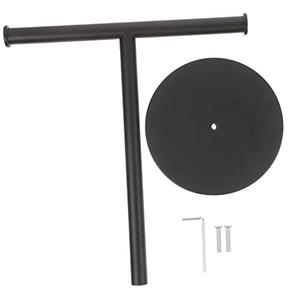 Vanity Countertop Towel Holder Stainless Steel T Shaped Stand for Bathroom Easy to Relocate Towel Hanger Versatile Use Matte Finish