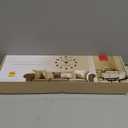 Mintime Large Wall Clock Battery Operated DIY Wall Clock for Modern Decorative Living Room/Office (Black)