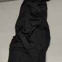 Sweatshirt for Vizsla/Weimaraner/Poodle/Dalmatian/German Dog, Reflective Sleeveless Warm Cotton Clothes for Big Dogs (Black, X-Large(Chest 26.5'', Back 23''))