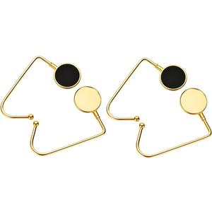 GANAZONO Christmas Stocking Holders Metal Hooks 4pcs Mantel Hangers Fireplace Wall-Mounted Multipurpose Stocking Hangers for Holiday Decorations