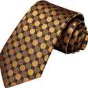 Hi-Tie Men Ties Sets Silk Stripe Paisley Necktie Pocket Square Cufflinks for Business Wedding