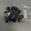 20PCS 5/8 inch / 16mm Black Silicone Rubber Plugs for Round Holes Soft Rubber Stopper Plug Assorted Sizes End Covers for Bottles Tubes Pipes