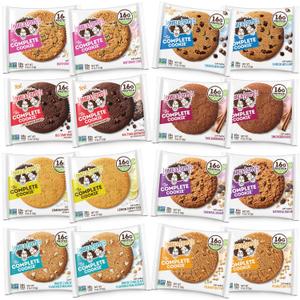 Lenny & Larry's Complete Protein Cookie, [8 Flavor Variety], Chewy Soft Baked, 16g Plant Protein, Vegan, Non-GMO, High Fiber, 4 Ounce Cookie (Pack of 16) (EXP 10/06/26)