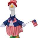 Capkmioe Gaggleville Uncle Sam Goose Outfit, Fits Large 23" H Statue, by Fox Valley Traders