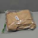 GraceSelect Womens Khaki Long Sleeve Maxi Cardigan, Open Front Oversized Knitted Sweater Coat, Casual Lapel Warm Overcoat with Pockets XL 