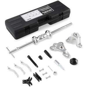 Orion Motor Tech Slide Hammer, 9-Way Internal/External Slide Hammer Puller Set - Pulls Hubs, Rear Wheel Axle Shafts, Bearings, Bushings, Seals, Retainers