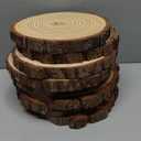 ilauke 8Pcs 8-9inch Wood Slices for Centerpieces, Unfinished Natural Wood Slices Rustic Wood Circles, Wooden Centerpieces for Tables/Wedding/DIY Crafts/Painting/Burning