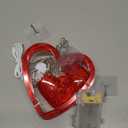 Hopolon Valentines Day Window Lights,45LED 3 Red Heart Lights Valentines Day Decorations Lights,Hanging USB/Battery Operated Valentine Light,8Modes&Timer for Indoor Outdoor Party Home Wall Door Decor