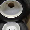 2PCS 18x8.50-8 Lawn Mower Tires with Rim, 18x8.5-8 Tire and Wheel for Riding Lawn Mowers Garden Tractor Turf Tires Golf Carts, 815lbs Capacity, 4 Ply Tubeless