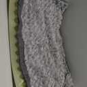 Dog Crate Bed Waterproof for Medium Dogs - Rose Velvet Soft Fluffy Washable With Removable Cover & Anti-Slip Bottom, 29 x 18 Inch, Light Gray